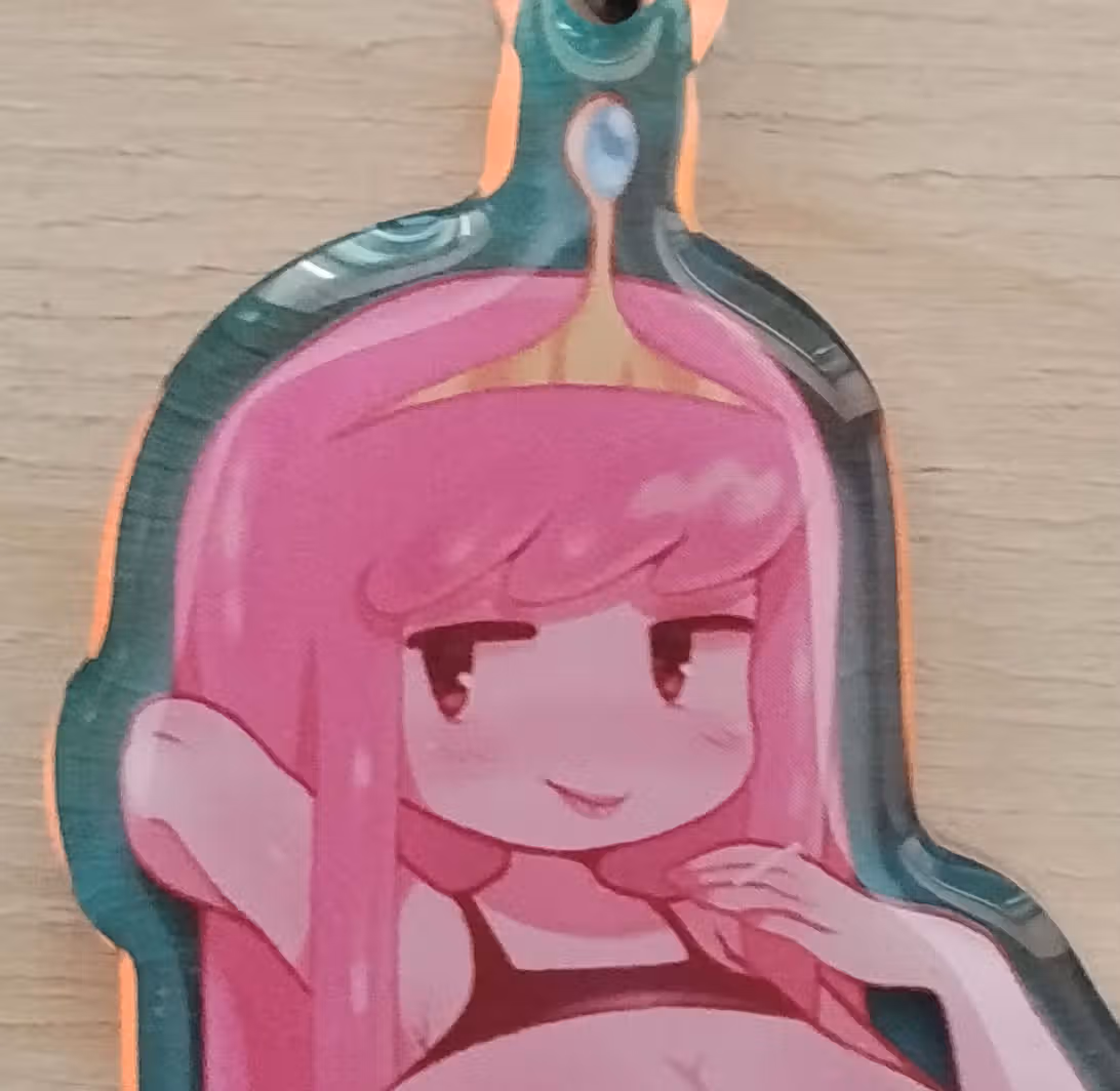 Princess BubbleGum Keychain | Adventure Time Acrylic Keychain NSFW Princess BubbleGum keychain,furry keychain,Adventure Time keychain,nsfw keychain