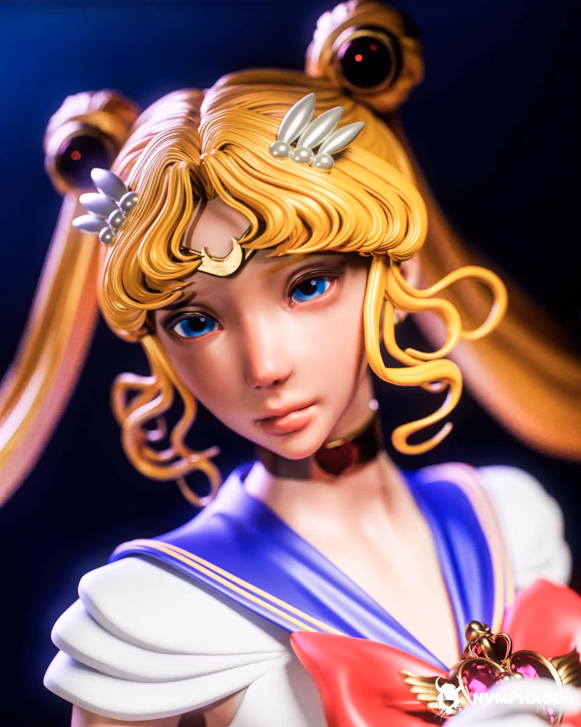 Sailor Moon Statue | Sailor Moon Fan Art by Nympha3D SFW 3d printed statue,Sailor Moon statue,3d printed figure,3d printed