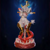 Sybil Furry Statue | Pseudoregalia Fanart von Onagaba SFW,NSFW,Futa 3d printed statue,3d printed,3d printed figure,Sybil Statue,Pseudoregalia Statue,futa statue,futa figurines,futanari figurines,futanari statue,nsfw statue,furry statue