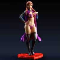 Anna Statue | Frozen Fanart von Exclusive3dprints SFW,NSFW 3d printed statue,3d printed,3d printed figure,nsfw statue,Anna statue,Frozen statue