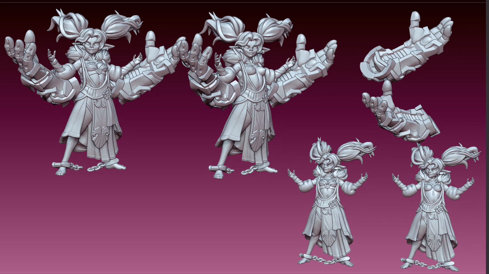 Kozu Alter User Goblin Miniature | DnD Fan Art by Gaz Minis SFW,NSFW 3d printed,miniature,dnd miniature,Kozu Alter User Goblin,3d printed miniature,nsfw miniature