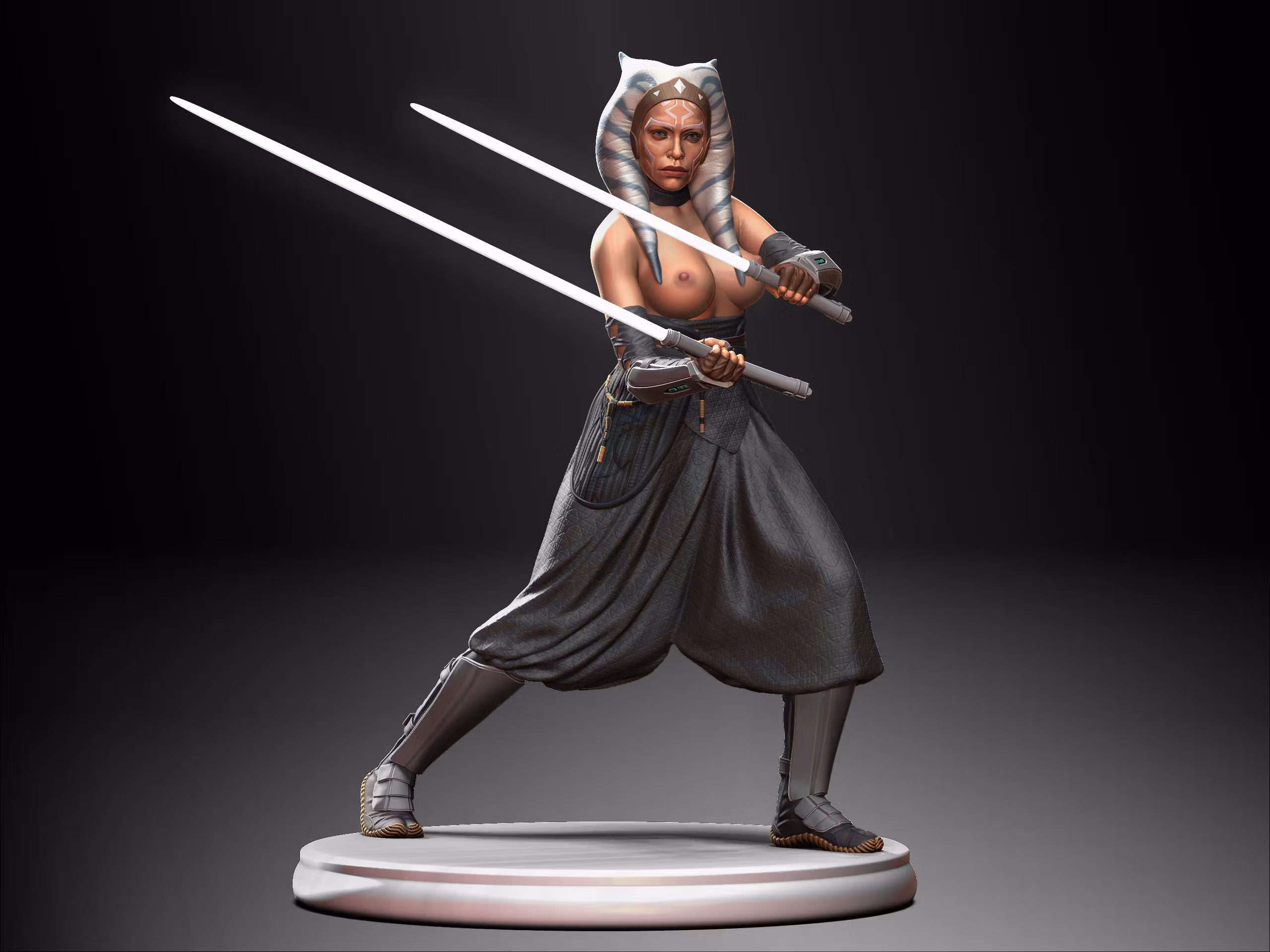 Estatua Ahsoka | Star Wars Fan art por stepanovsculpts SFW,NSFW 3d printed statue,3d printed,nsfw statue,3d printed figure,Ahsoka statue,Star Wars statue