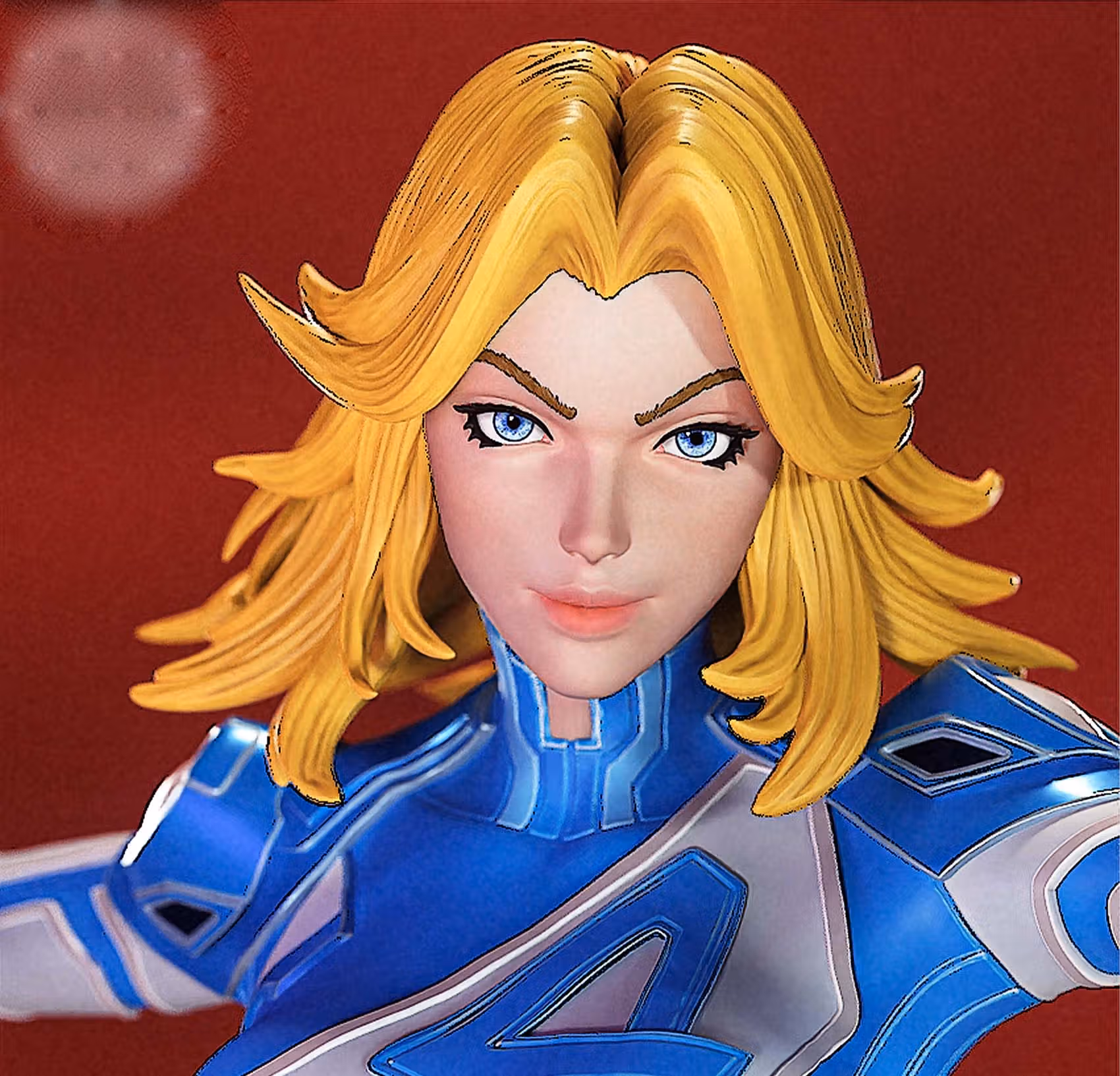 Invisible Woman Statue | Marvel Rivals Fan Art by PEACHFIGURE SFW,NSFW 3d printed,3d printed statue,Invisible Woman statue,Marvel statue,nsfw statue