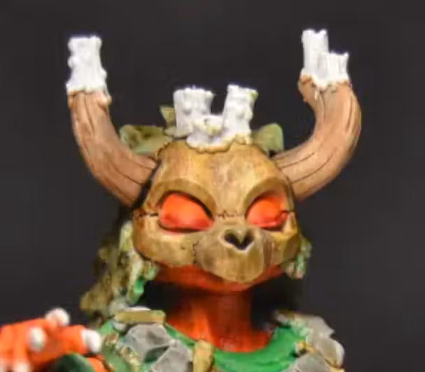 Moon Forest Witch Kobold Miniature | DnD Fan Art by Jigglystix SFW,NSFW 3d printed,miniature,dnd miniature,Moon Forest Witch Kobold,3d printed miniature,nsfw miniature