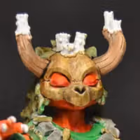 Moon Forest Witch Kobold Miniature | DnD Fan Art by Jigglystix SFW,NSFW 3d printed,miniature,dnd miniature,Moon Forest Witch Kobold,3d printed miniature,nsfw miniature
