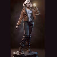 Grace Ashcroft Statue | Residual Evil Fan Art by Bulkamancer SFW 3d printed statue,3d printed,Grace Ashcroft Statue,3d printed figure,Residual Evil statue