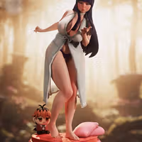 Fern Statue | Frieren: Beyond Journey's End Fan Art by PEACHFIGURE SFW,NSFW 3d printed,3d printed statue,Fern Statue,Frieren: Beyond Journey's End statue,nsfw statue