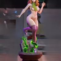 Daphne Blake Statue | Scooby-Doo Fan Art by 3Dmoonn SFW,NSFW 3d printed,3d printed statue,Daphne Blake Statue,Scooby-Doo statue,nsfw statue