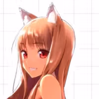 Holo V3 NSFW Sticker | Spice and Wolf Vinyl Sticker NSFW furry sticker,spice and wolf,holo sticker,nsfw sticker,stickers