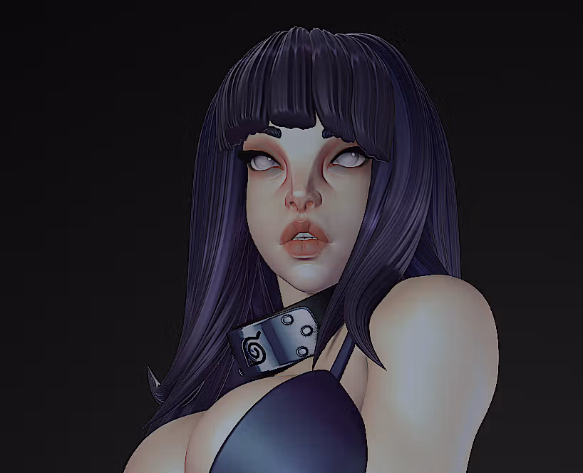 Hinata Statue | Naruto Fan Art by PearForceOne SFW,NSFW 3d printed,3d printed statue,Hinata Statue,Naruto statue,nsfw statue,3d printed figure