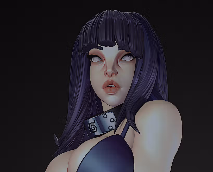 Hinata Statue | Naruto Fan Art by PearForceOne SFW,NSFW 3d printed,3d printed statue,Hinata Statue,Naruto statue,nsfw statue,3d printed figure