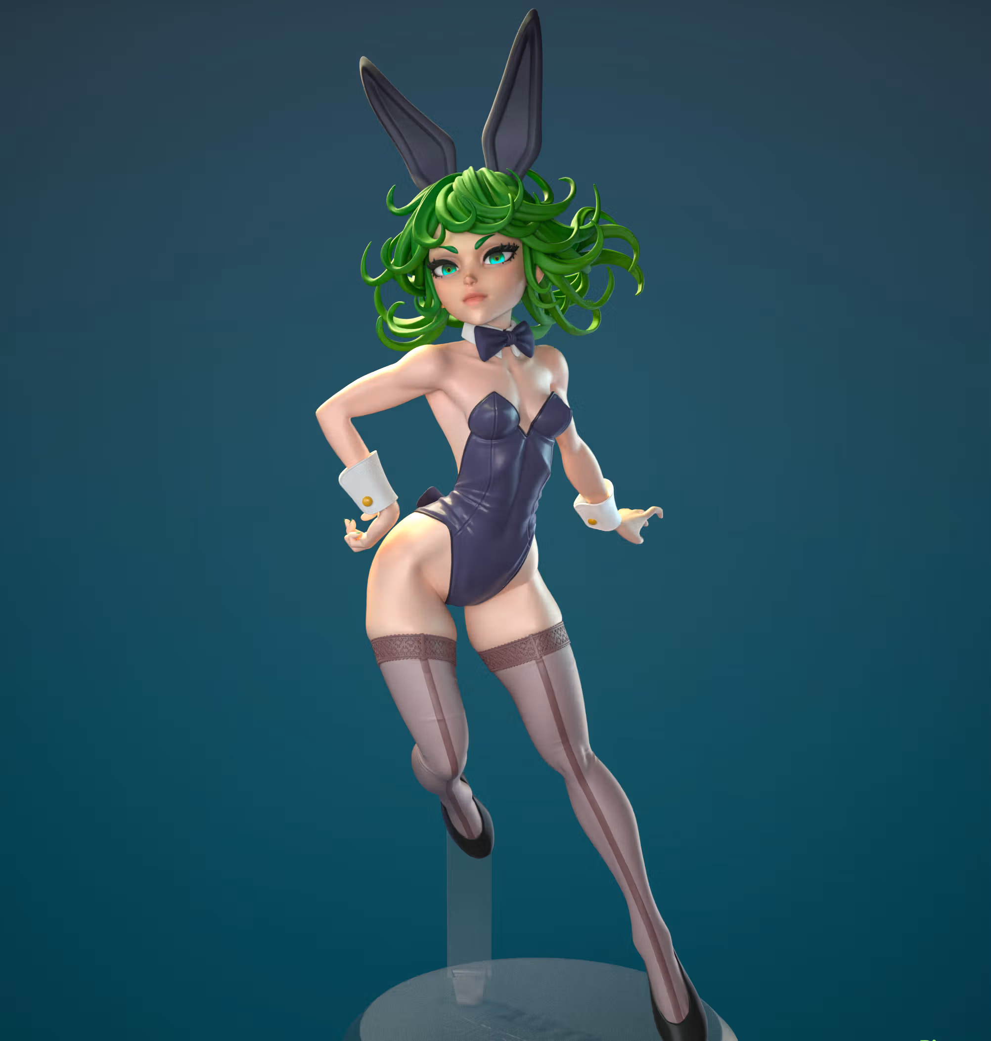 Statue Tatsumaki | One-Punch Man Fan art par Dinamuuu3d SFW,NSFW 3d printed statue,3d printed,Tatsumaki Statue ,3d printed figure,nsfw statue,One-Punch Man Statue 
