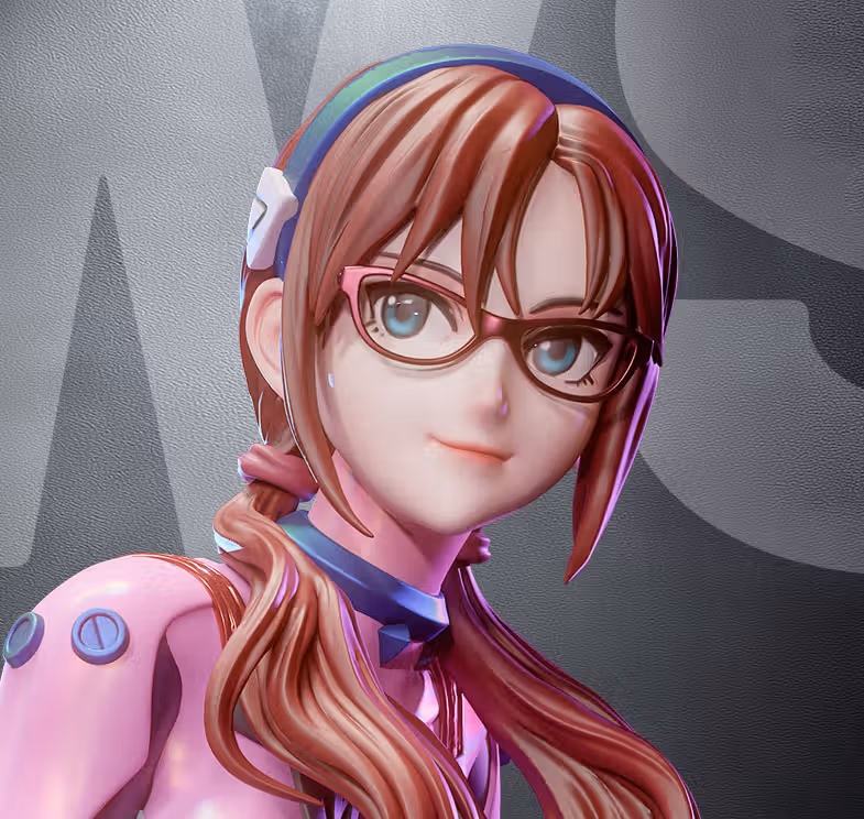 Mari Makinami Illustrious Statue | Evangelion Fan Art by CW Studios SFW,NSFW 3d printed statue,Evangelion statue,3d printed,Mari Makinami Illustrious Statue,3d printed figure,nsfw statue