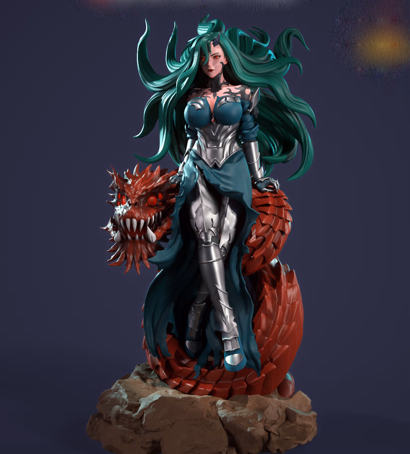 Querehsha Statue | Solo Leveling Fanart von CW Studios SFW,NSFW 3d printed statue,Querehsha statue,3d printed,Solo Leveling Statue,3d printed figure,nsfw statue