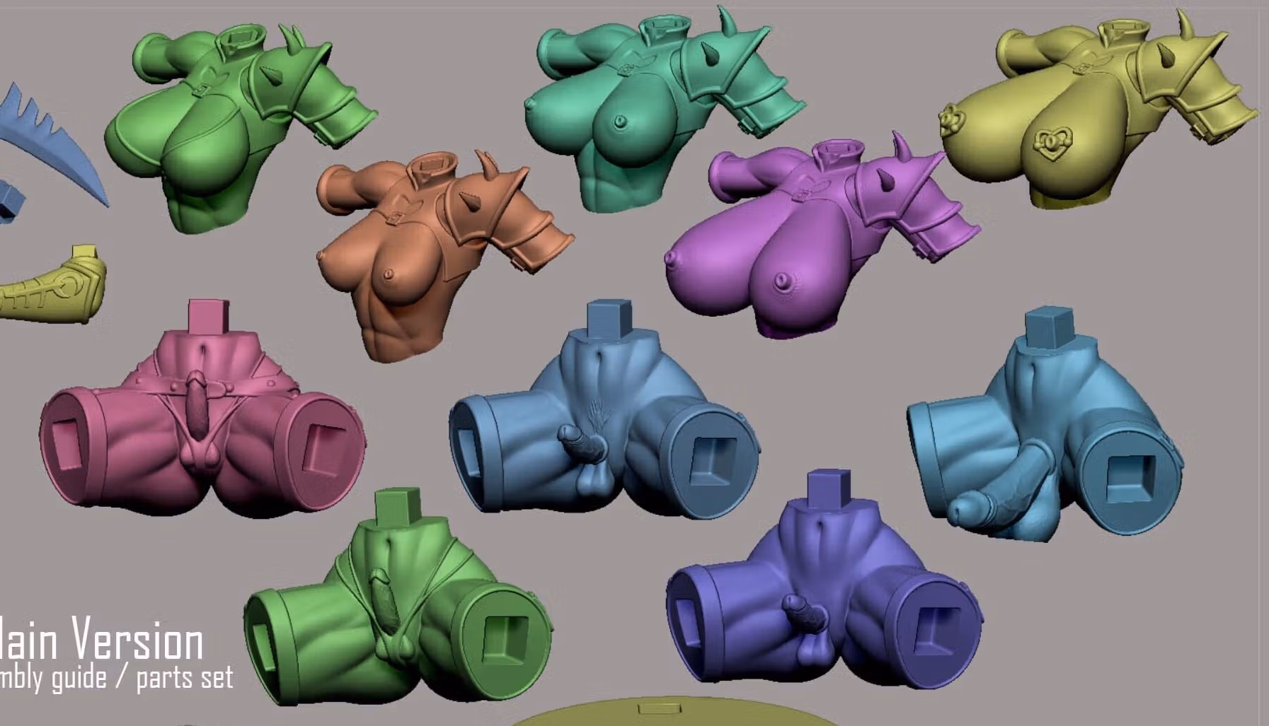 Statua Lelith Hesperax | 40k Fan Art di Digital Dark SFW,NSFW,Futa 3d printed statue,3d printed,nsfw statue,futa statue,futa figurines,futanari figurines,futanari statue,3d printed figure,Lelith Hesperax Statue,warhammer 40k statue 