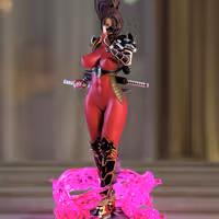 Taki Statue | Soul Calibur Fan Art by Momoji3d SFW,NSFW 3d printed statue,3d printed,nsfw statue,3d printed figure,Taki statue,Soul Calibur statue