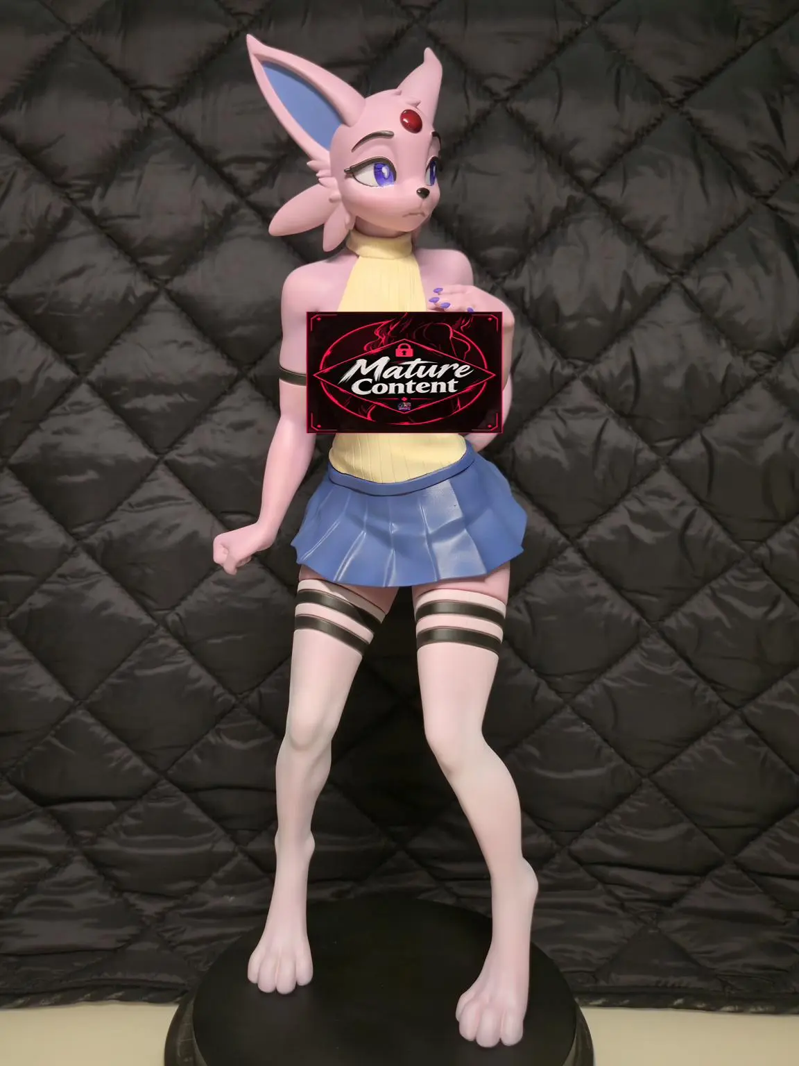 Figura Sweater Espeon Furry | Pokemon Fanart autorstwa YLZX3 NSFW 3d printed,3d printed statue,Pokemon Statue ,Espeon statue,nsfw statue,furry statue
