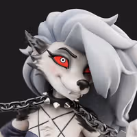 Loona Chained Statue | Helluva Boss Fan Art by Anyonensfw SFW,NSFW,Futa 3d printed statue,3d printed figure,nsfw statue,loona statue,helluva boss,futa figurines,futanari figurines,futanari statue,futa statue,furry statue