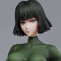 Estatua Fubuki | One-Punch Man Fan art por Abe3D SFW,NSFW 3d printed statue,Fubuki Statue,One-Punch Man statue,3d printed figure,3d printed,nsfw statue