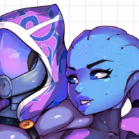 Tali'zorah And Liara T'soni Sticker | Mass Effect Vinyl Sticker NSFW Liara T'soni sticker,Mass Effect sticker,stickers,sfw sticker