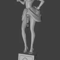 Bundle 6 Miniature Pack Nessa, Jessie, Amy Rose, Misty, Elza, Daisy NSFW 3d printed miniature,3d printed,miniature,sfw miniature,Nessa statue,Jessie statue,Amy Rose statue