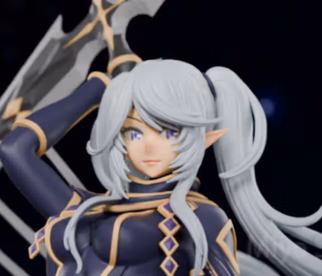 Epsilon Statue | The Eminence In Shadow Fan Art by MiyoStudio SFW,NSFW 3d printed statue,Epsilon statue,3d printed,The Eminence In Shadow Statue,3d printed figure,nsfw statue