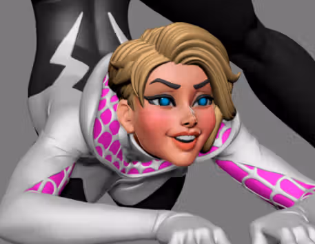 Spider Gwen Statue | Marvel Fan Art by Digital Dark SFW,NSFW,Futa 3d printed statue,3d printed,nsfw statue,3d printed figure,Spider Gwen Statue,futa statue,Marvel Statue,futa figurines,futanari figurines,futanari statue