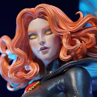 Red Queen Statue | X-Men97 Fan Art by E.S Monster SFW,NSFW 3d printed statue,3d printed,madelyne pryor statue,nsfw statue,3d printed figure,X-Men97