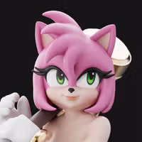 Amy Rose Statue | Sonic the Hedgehog Fan Art by Anyonensfw SFW,NSFW,Futa 3d printed,3d printed statue,nsfw statue,futa statue,Amy Rose Statue,Sonic the Hedgehog,futa figurines,futanari figurines,futanari statue,furry statue