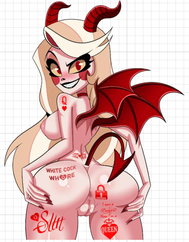 Pegatina Charlie Demon | Hazbin Hotel Pegatina de vinilo SFW,NSFW,Futa Hazbin Hotel sticker,nsfw sticker,Charlie stickers,futa sticker,futanari sticker