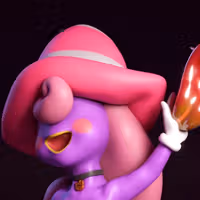 Vivian Ghost Furry Statue | Super Mario Fan Art by mowmaw NSFW,Futa 3d printed,Vivian Ghost statue,futa statue,Super Mario statue,furry statue,nsfw statue,futa figurines,futanari figurines,futanari statue
