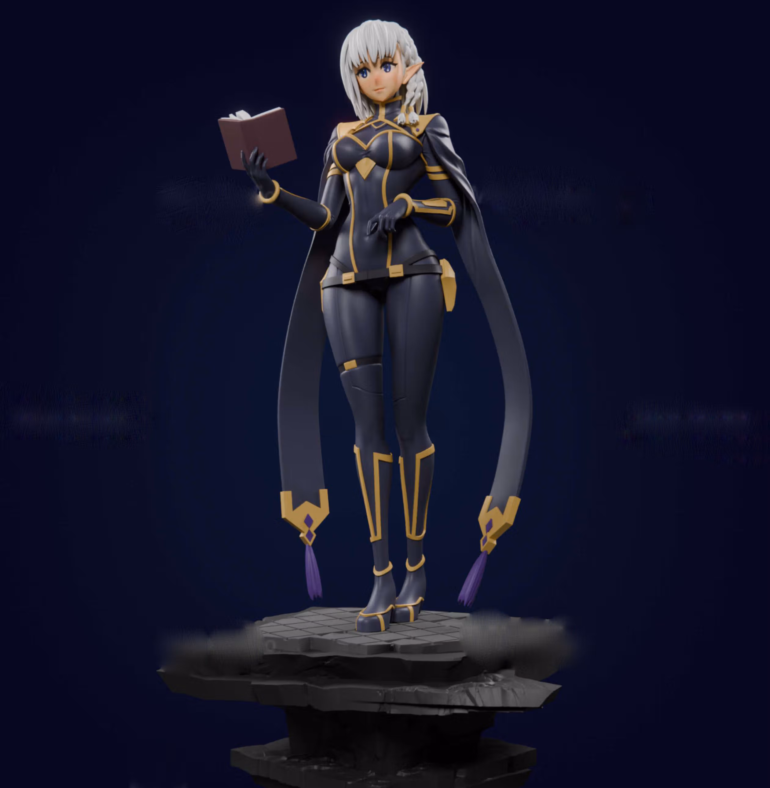 Beta Statue | The Eminence In Shadow Fanart von MiyoStudio SFW,NSFW 3d printed statue,Beta statue,3d printed,The Eminence In Shadow Statue,3d printed figure,nsfw statue