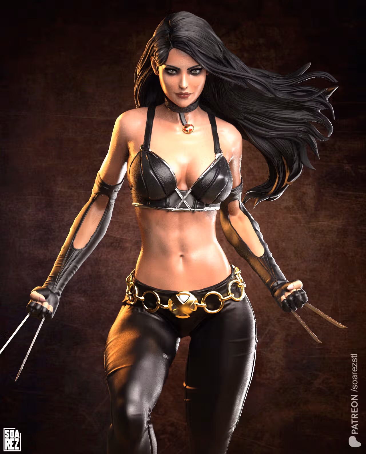 X-23 Statue | X-Men Fan Art by Pop Totem SFW 3d printed statue,3d printed,3d printed figure,X-23 Statue,X-Men statue