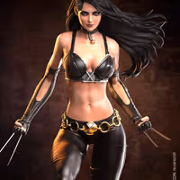 Figura X-23 | X-Men Fanart autorstwa Pop Totem SFW 3d printed statue,3d printed,3d printed figure,X-23 Statue,X-Men statue