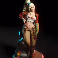 Gemma Blacksmith Statue | Monster Hunter Fanart von TorridaMinis SFW,NSFW 3d printed,3d printed statue,nsfw statue,3d printed figure,Monster Hunter Statue,Gemma Blacksmith Statue