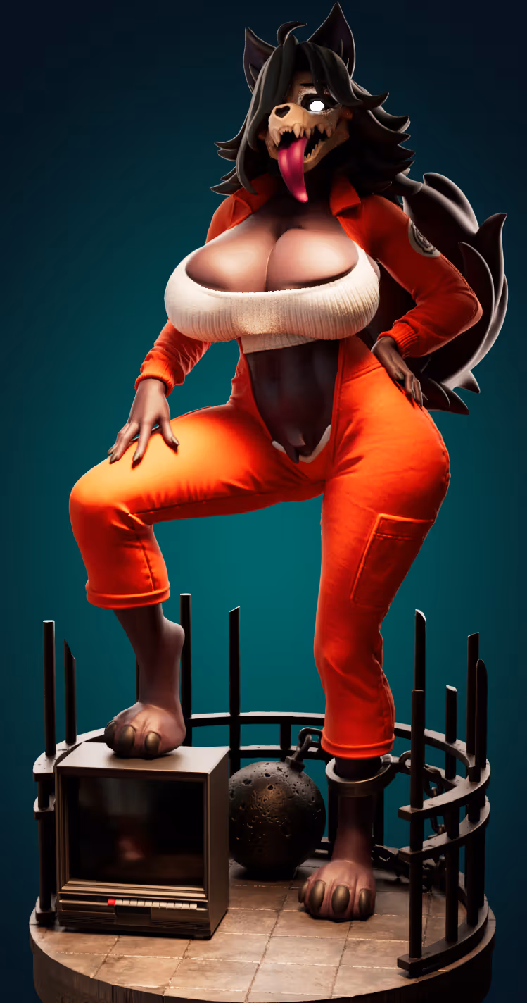 Statua Mal0 Furry | SCP Fan art di Officer Rhu SFW,NSFW,Futa 3d printed statue,3d printed,3d printed figure,Mal0 Statue,SCP Statue,futa statue,futa figurines,futanari figurines,futanari statue,nsfw statue,furry statue