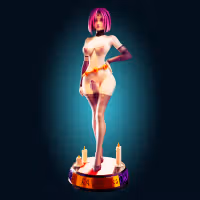 Raven Statue | DC Fan Art by Officer Rhu SFW,NSFW,Futa 3d printed statue,3d printed,futa statue,nsfw statue,Raven Statue,DC Statue,futa figurines,futanari figurines,futanari statue