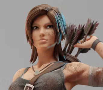 Statue Lara Croft | Tomb Raider Fan art par 3Dmoonn SFW,NSFW 3d printed statue,3d printed,nsfw statue,3d printed figure,Lara Croft Statue,Tomb Raider statue