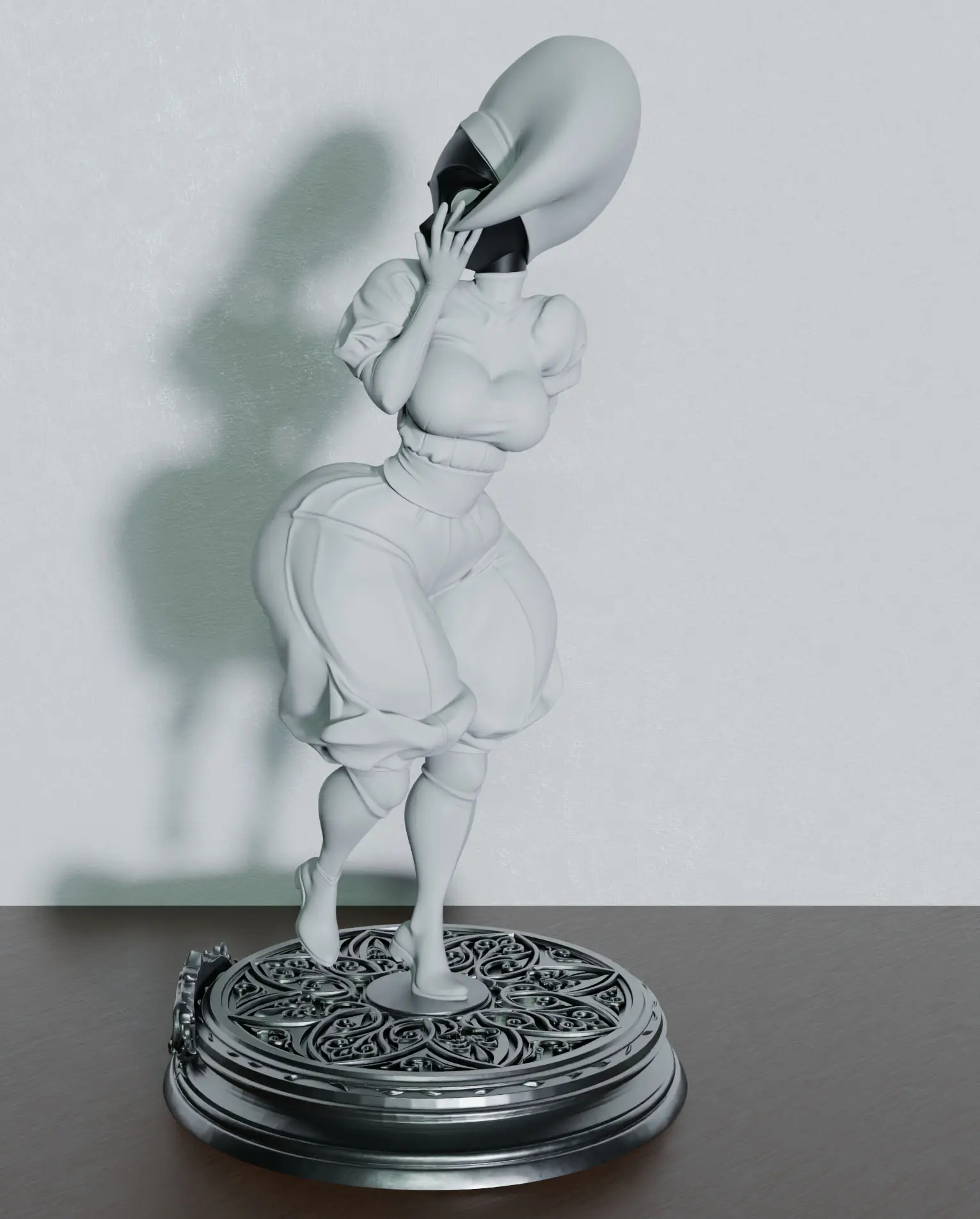 Lace Statue | Hollow Knight Fanart von SpiderFlameFigures SFW 3d printed statue,3d printed,3d printed figure,Lace statue,Hollow Knight statue