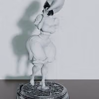 Lace Statue | Hollow Knight Fanart von SpiderFlameFigures SFW 3d printed statue,3d printed,3d printed figure,Lace statue,Hollow Knight statue