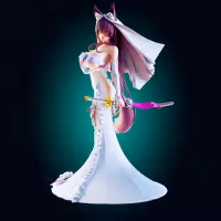 Musashi Wedding Statue | Azur Lane Fan Art by Officer Rhu SFW,NSFW,Futa 3d printed statue,3d printed,futa statue,nsfw statue,Musashi Wedding Statue,Azur Lane statue,futa figurines,futanari figurines,futanari statue