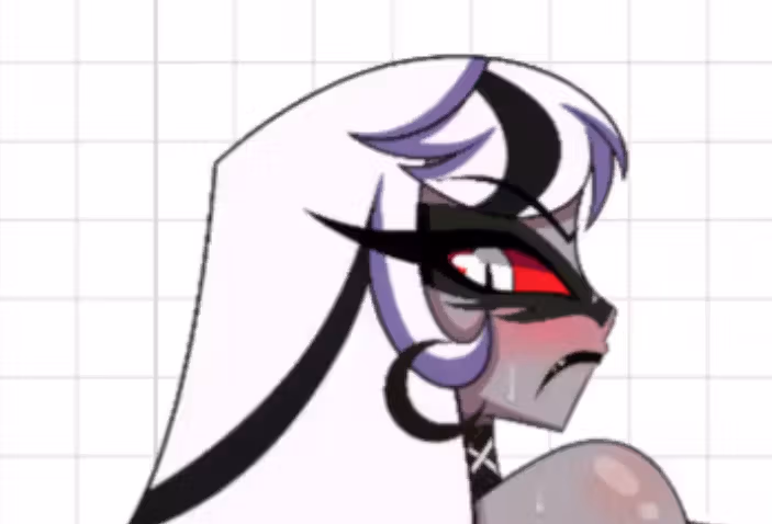 Carmilla Carmine Sticker | Hazbin Hotel Vinyl Sticker SFW,NSFW Carmilla Carmine sticker,Hazbin Hotel sticker,stickers,sfw sticker,nsfw sticker