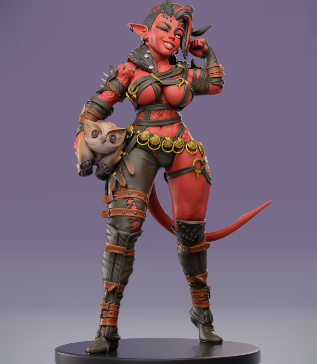 Statue Karlach | Baldur's Gate 3 Fan art par Jigglystix SFW,NSFW,Futa 3d printed statue,3d printed,nsfw statue,3d printed figure,futa statue,Karlach Statue,Baldur's Gate Statue,futa figurines,futanari figurines,futanari statue