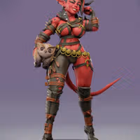 Karlach Statue | Baldur's Gate 3 Fanart von Jigglystix SFW,NSFW,Futa 3d printed statue,3d printed,nsfw statue,3d printed figure,futa statue,Karlach Statue,Baldur's Gate Statue,futa figurines,futanari figurines,futanari statue
