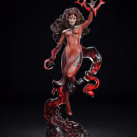 Estatua Scarlet Witch Hellfire Gala | Marvel Fan art por Abe3D SFW 3d printed statue,sfw statue,Scarlet Witch Hellfire Gala Statue,3d printed figure,3d printed,marvel statue