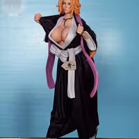 Estatua Rangiku Matsumoto | Bleach Fan art por PEACHFIGURE SFW,NSFW 3d printed,3d printed statue,Rangiku Matsumoto statue,Bleach statue,nsfw statue
