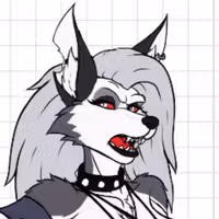 Loona v6 Sticker | Helluva Boss Vinyl Sticker SFW,NSFW furry sticker,Helluva Boss sticker,nsfw sticker,loona sticker,loona nsfw