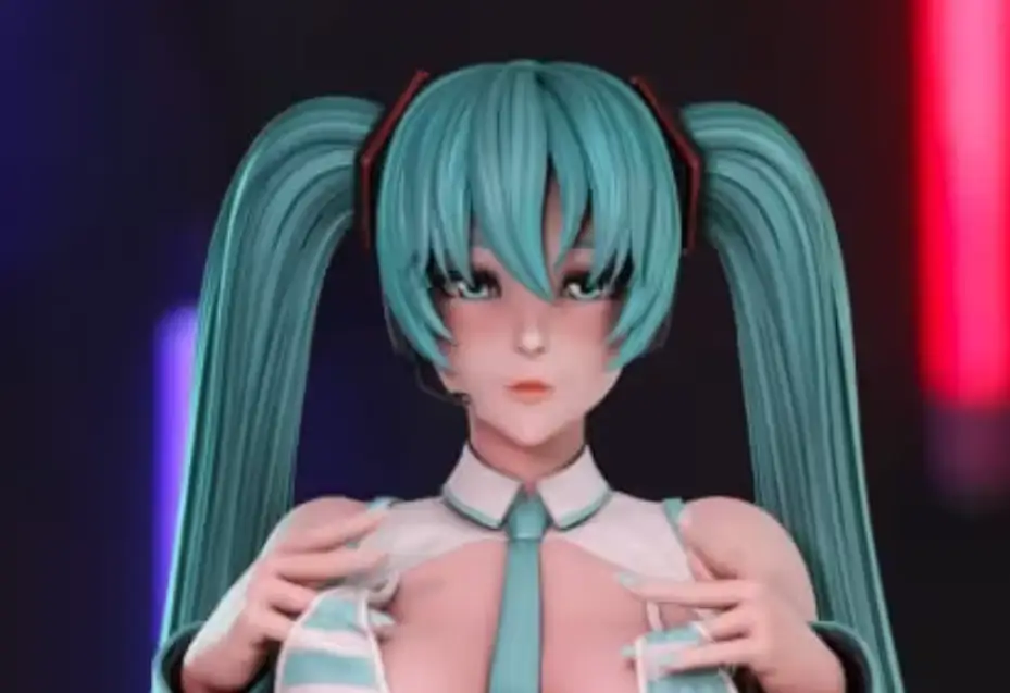 Hatsune Miku Statue | Vocaloid Fan Art by Momoji3d SFW,NSFW 3d printed,3d printed statue,nsfw statue,Hatsune Miku statue,Vocaloid statue
