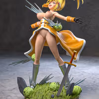 Darkness Statue | Konosuba Fan Art by Azerama SFW,NSFW 3d printed,3d printed statue,nsfw statue,Aqua statue,Konosuba statue