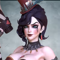 Moxxi Statue | Borderlands Fan Art by OXO3D SFW,NSFW 3d printed statue,3d printed,nsfw statue,3d printed figure,Moxxi Statue,Borderlands Statue